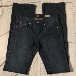 BOSS HUGO BOSS Ginny Dark Wash Boot Cut Jeans